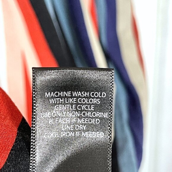 Torrid Button Front Challis Shirt Dress Size 5X Striped Business Casual Office - Picture 11 of 15